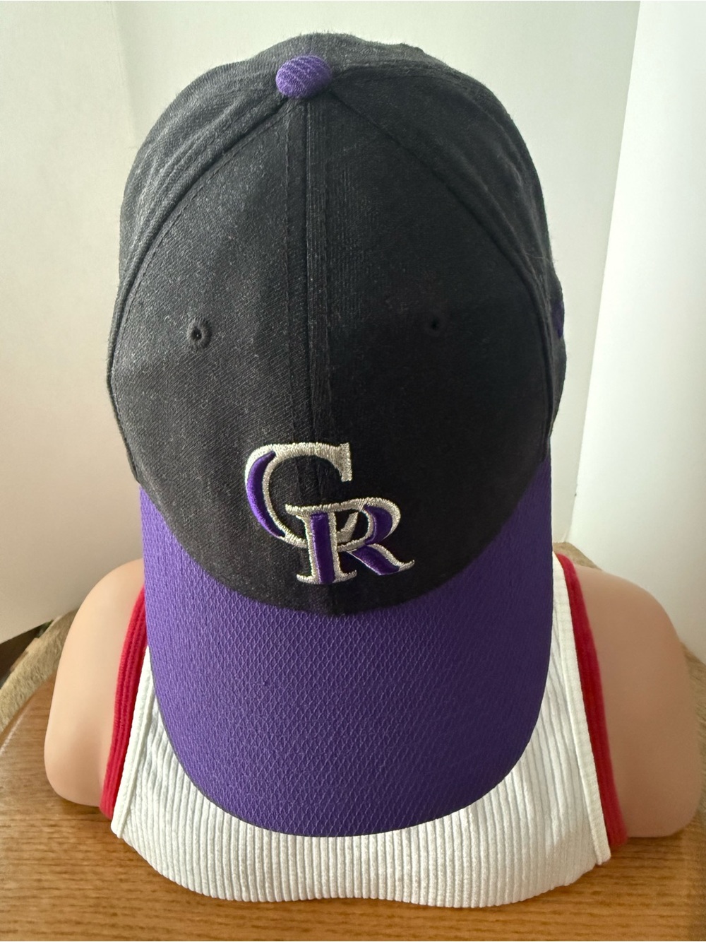 New Era Black and Purple Colorado Rockies Cap